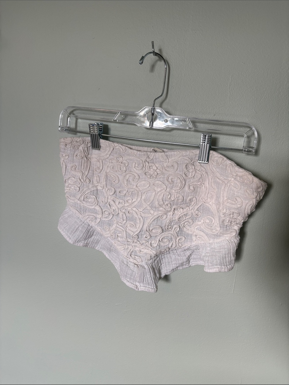 American Eagle textured bandeau top